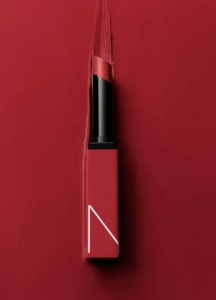 Nars powermatte lipstick 0,8 g dragon girl/ червона матова помада мініатюра8 фото