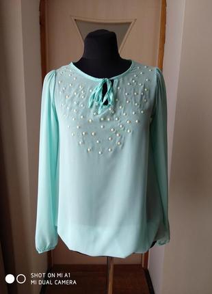 Шифонова блуза блузка жіночий одяг