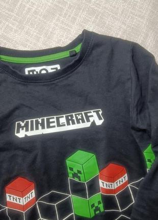 Лонгслів дитячий minecraft. кофта minecraft 9 років3 фото