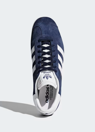 Adidas gazelle collegiate navy white.4 фото