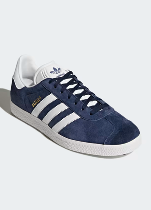 Adidas gazelle collegiate navy white.2 фото