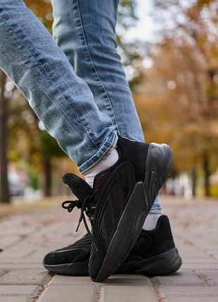 Чоловічі кросівки adidas ozelia black | smb
