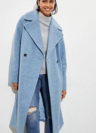 Красиве блакитне пальто dorothy perkins7 фото
