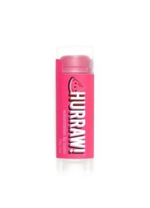 Бальзам для губ кавун hurraw! watermelon lip balm 4.8 г