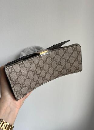 99158 сумка в стилі gucci x balenciaga hourglass hacker aria supreme2 фото