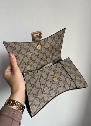 99158 сумка в стилі gucci x balenciaga hourglass hacker aria supreme9 фото