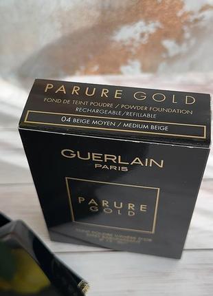 Пудра для обличчя guerlain parure gold compact powder foundation4 фото