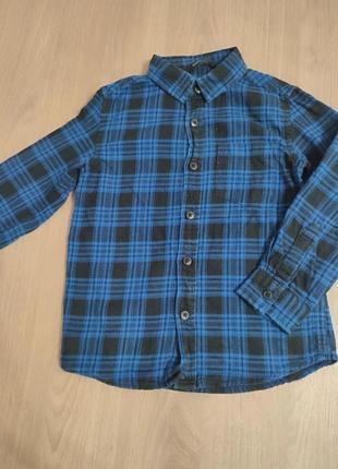 Клетчатая рубашка на мальчика. рубаха