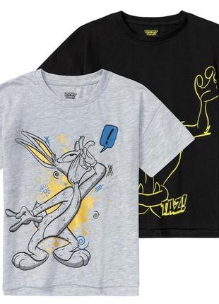 Футболка, набір для хлопчика looney tunes, р.110/116, 122/128 (арт 2046)