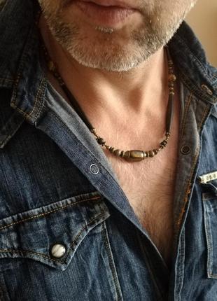 Sergio bruno mens necklace (италия)ручная работа.