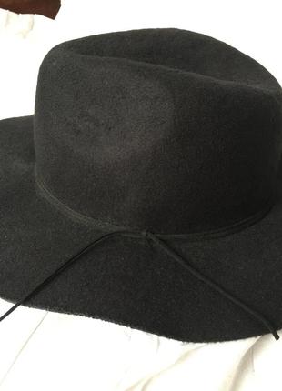 Новий стильний капелюх фетровий 57,5 см сучасний стиль вінтаж вінтажний дизайн гібсон дівчина гібсоновська під український стрій строю етно5 фото