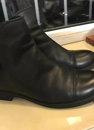 Чорні жіночі черевики осінні демісезонні geox5 фото