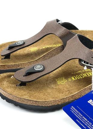 Ортопедичні шльопанці birkenstock для хлопчика4 фото