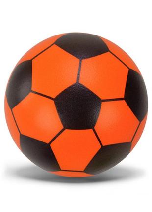 Мяч детский фомовый "футбольный" spb24636, 10 см (оранжевый) от lamatoys