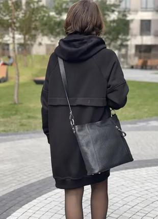 Кожаная сумка genuine leather  италия 🇮🇹3 фото