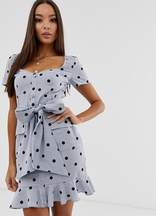 Шикарное натуральное платье с карманами и поясом! код 0115