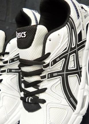 Asics gel-kahana 8 білі з чорним, топ асикс кроссовки кросівки асікс6 фото