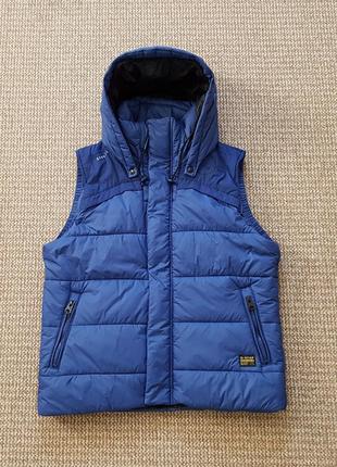 G-star raw whistler hooded vest жилет куртка оригинал (l)