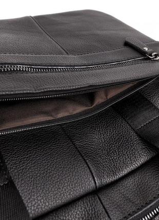 Шкіряна ділова чоловіча сумка-портфель sk 673437 для документів3 фото