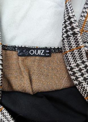 Сукня сарафан міні в клітинку бренду quiz5 фото