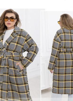 Яскраве та якісне  двобортне пальто oversize4 фото