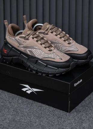 Демисезонные зелёные хаки кроссовки reebok zig kinetica 2.5 edge зелені чоловічі кросівки reebok zig kinetica