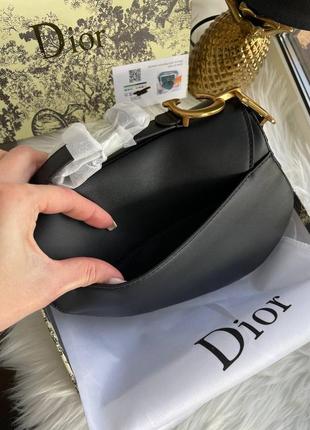 Сумка кожаная dior saddle4 фото