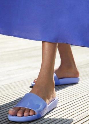 Крокс шльопанці слайди спрлеш сине-фіолетові crocs slide splash moon jelly2 фото