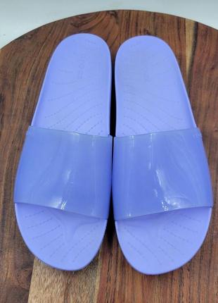 Крокс шльопанці слайди спрлеш сине-фіолетові crocs slide splash moon jelly6 фото