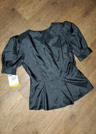 Винтажная блуза пиджак, жакет , плечи, объёмные рукава5 фото