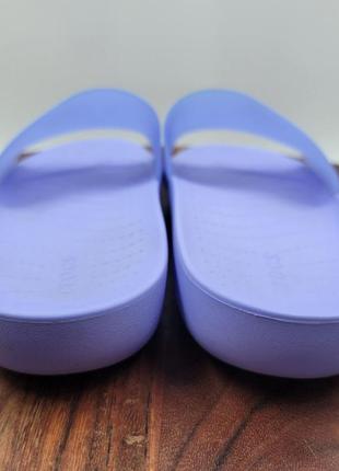 Крокс шльопанці слайди спрлеш сине-фіолетові crocs slide splash moon jelly10 фото