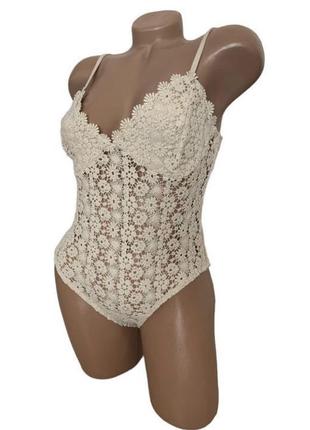 Боді мереживний