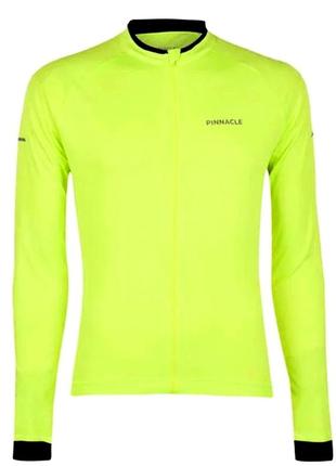 Велоджерси  pinnacle cycling  yellow long sleeve jersey велокофта (xl)3 фото