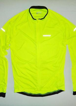 Велоджерси  pinnacle cycling  yellow long sleeve jersey велокофта (xl)