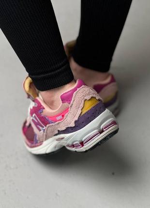 New balance 2002r pink violet5 фото