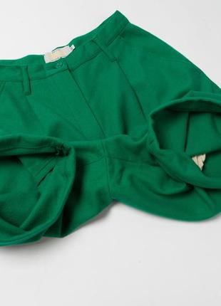 Unitted colors of benetton vintage wool shorts жіночі вовняні штани6 фото