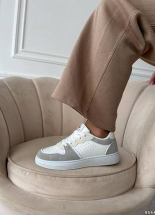 Кроссовки женские блые кеды, кроссовки кед3 фото