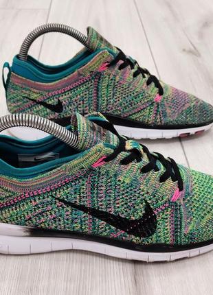 Женские кроссовки nike free 5.0 tr flyknit (23,5 см)3 фото