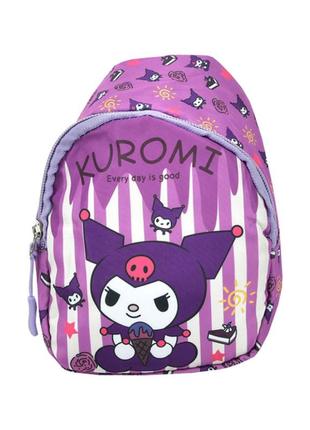 Рюкзак детский "cinnamoroll" fg230704006 13 x 16 x 6,5см 1 ремень, застежка-молния (violet) от lamatoys