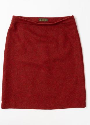 Bruаr vintage wool tweed skirt жіноча вовняна спідниця1 фото