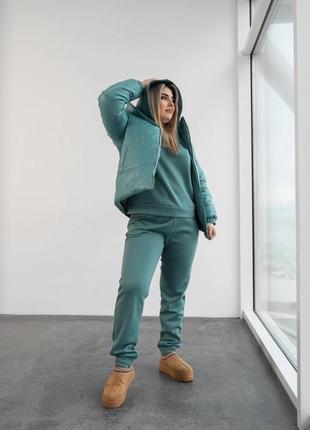 Костюм трійка з курткою