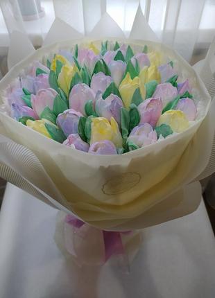 Букет із зефірних кіітів 💜