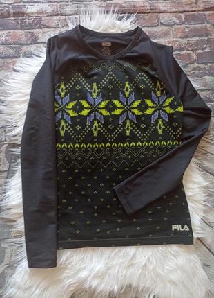 Спортивний еластичний реглан fila