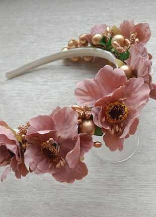 Вінок, обруч з квітами мож ло 043