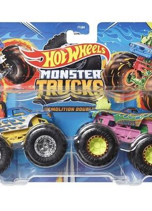 Набор машинок hot wheels monster trucks hw trucks haul y'all rodger dodger 1:64 fyj64/hwn60