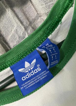 Біла футболка adidas originals adicolor3 фото