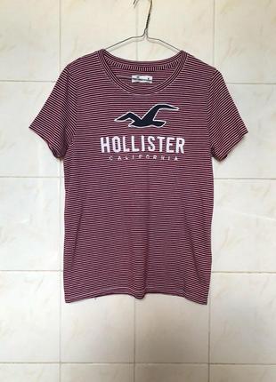 Футболка у смужку hollister hollister4 фото