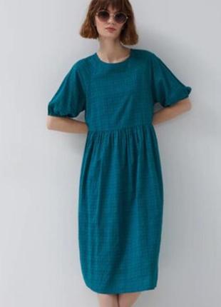 Сукня міді з пмшними рукавами, розмір xl1 фото