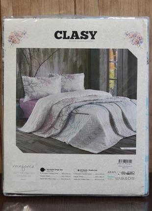 Всесезонний комплект постільної білизни clasy midas v1 180х230 см4 фото