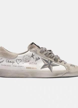 Кеди golden goose star голден гус4 фото